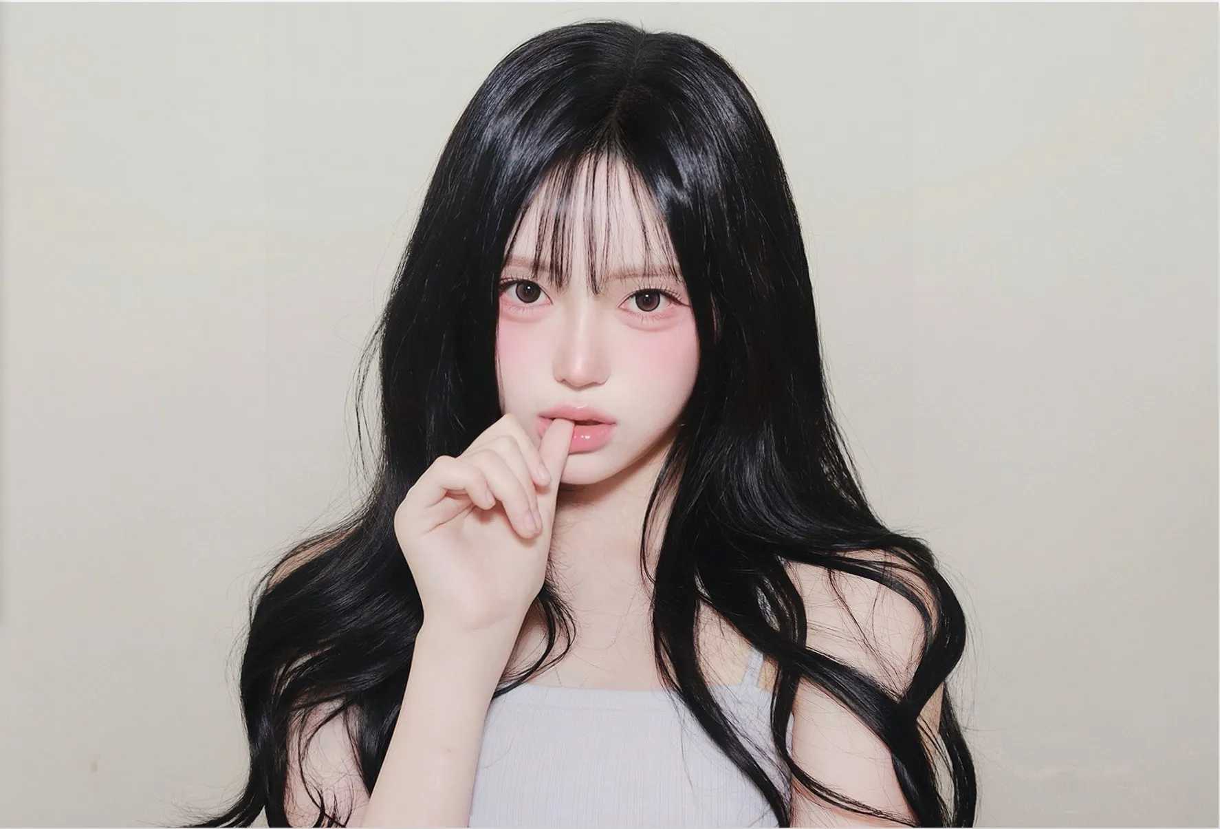 Milky White 부스 필터 없는 원본 사진